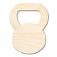 Unfinished Wood Kettle Ball Shape | Fitness Craft Cutout | up to 46" DIY
