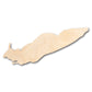 Unfinished Wood Lake Erie Shape - Craft - up to 46" DIY