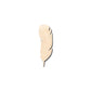 Unfinished Wood Large Feather Shape - Craft - up to 46" DIY