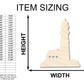 Unfinished Wood Lighthouse Silhouette - Craft - up to 46" DIY