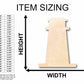 Unfinished Wood Light House Silhouette - Craft- up to 46" DIY