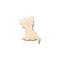 Unfinished Wood Cute Lion Cub African Wildlife Shape - Craft - up to 46" DIY