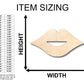 Unfinished Wood Lips Kiss Shape - Craft - up to 46" DIY
