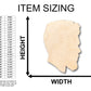 Unfinished Wood Male Mannequin Head Shape - Craft - up to 46" DIY