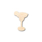 Unfinished Wood Lime Margarita Glass Shape - Craft - up to 46" DIY