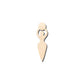 Unfinished Wood Moon Goddess Shape - Craft - up to 46" DIY