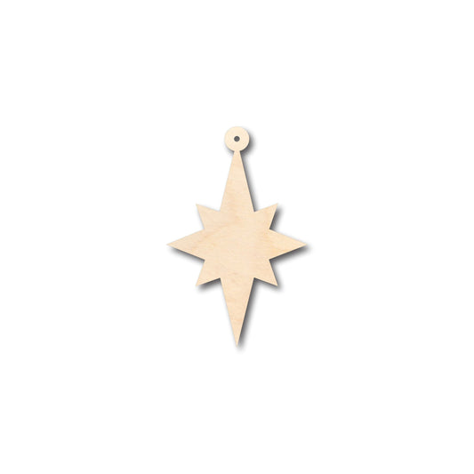 Unfinished Wood Christmas Star Ornament Shape - Craft - up to 46" DIY