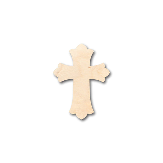 Unfinished Wood Patonse Cross Shape - Craft - up to 46" DIY