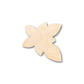 Unfinished Wood Plumeria Flower Shape - Craft - up to 46" DIY