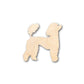 Unfinished Wood Poddle Dog Shape - Craft - up to 46" DIY