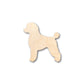 Unfinished Wood Poddle Dog Shape - Craft - up to 46" DIY