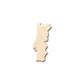 Unfinished Wood Portugal Country Shape - Craft - up to 46" DIY