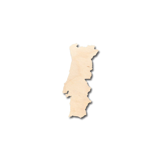 Unfinished Wood Portugal Country Shape - Craft - up to 46" DIY