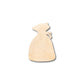 Unfinished Wood Pouch Hand Dice Bag Shape - Craft - up to 46" DIY