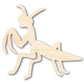 Unfinished Wood Praying Mantis Silhouette - Craft - up to 46" DIY
