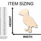 Unfinished Wood Puffin Silhouette - Craft- up to 46" DIY