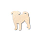 Unfinished Wood Pug Dog Shape - Craft - up to 46" DIY