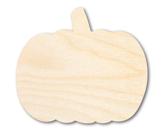 Unfinished Wood Pumpkin Silhouette - Craft- up to 46" DIY