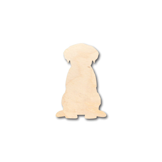 Unfinished Wood Puppy Dog Shape - Craft - up to 46" DIY