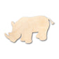 Unfinished Wood Rhinoceros Rhino African Wildlife Shape - Craft - up to 46" DIY