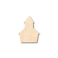 Unfinished Wood School House Shape - Craft - up to 46" DIY