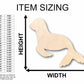 Unfinished Wood Seal Silhouette - Craft- up to 46" DIY
