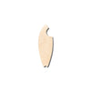 Unfinished Wood Shark Bite Surf Board Shape - Craft - up to 46" DIY
