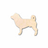 Unfinished Wood Shiba Inu Dog Silhouette - Craft- up to 46" DIY