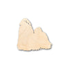 Unfinished Wood Shih Tzu Dog Shape - Craft - up to 46" DIY