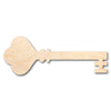 Unfinished Wood Skeleton Key Shape - Craft - up to 46" DIY