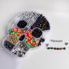 Bright Halloween Skull Bead Box