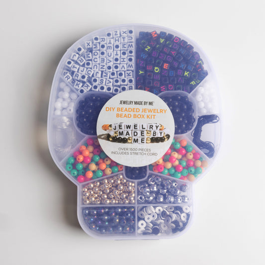 Bright Halloween Skull Bead Box