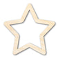 Unfinished Wood Star Outline Shape - Craft - up to 46" DIY
