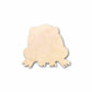 Unfinished Wood Toad Silhouette - Craft- up to 46" DIY