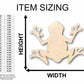 Unfinished Wood Tree Frog Silhouette - Craft- up to 46" DIY