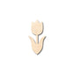 Unfinished Wood Tulip Flower Shape - Craft - up to 46" DIY