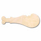 Unfinished Wood Turkey Leg with Bite Silhouette - Craft- up to 46" DIY