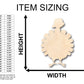 Unfinished Wood Turkey Plume Feather Back Shape - Craft - up to 46" DIY