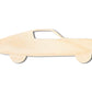 Unfinished Wood Muscle Car Shape - Car Craft - up to 46" DIY