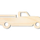 Unfinished Wood Vintage Pickup Truck Shape - Vehicle Truck Craft - up to 46" DIY