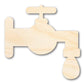 Unfinished Wood Water Spout Silhouette - Craft - up to 46" DIY