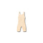 Unfinished Wood Wrestling Uniform Shape - Craft - up to 46" DIY