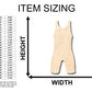Unfinished Wood Wrestling Uniform Shape - Craft - up to 46" DIY