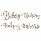 Bakery Sign Unfinished Wood Cutout Home Decor DIY