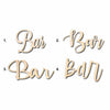 Bar Sign Unfinished Wood Cutout Home Decor DIY