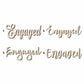 Engaged Sign Unfinished Wood Cutout Home Decor DIY