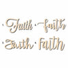 Faith Sign Unfinished Wood Cutout Home Decor DIY