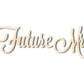 Unfinished Wood Future Mrs Shape - DIY Wedding Craft - up to 46"