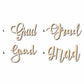 Grad Sign Unfinished Wood Cutout Home Decor DIY
