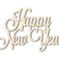 Unfinished Wood Happy New Years Shape - Word Craft - up to 46"